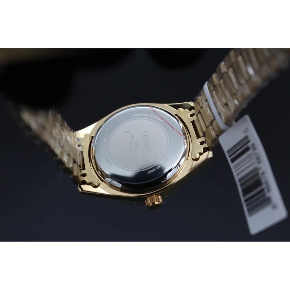 Invicta Specialty 69007 Mens Gold Tone‎ Blue Dial Quartz Stainless Steel Watch